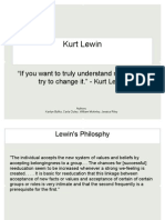 Kurt Lewin Theory Presentation