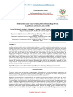 Extraction & Characterization of Mucilage