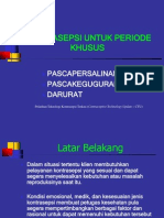 Kontrasepsi Keadaan Khusus CTU 11