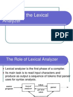 The Role of The Lexical Analyzer