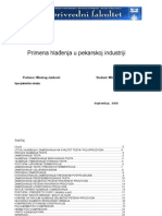 Primena Hladjenja U Pekarskoj Industriji M