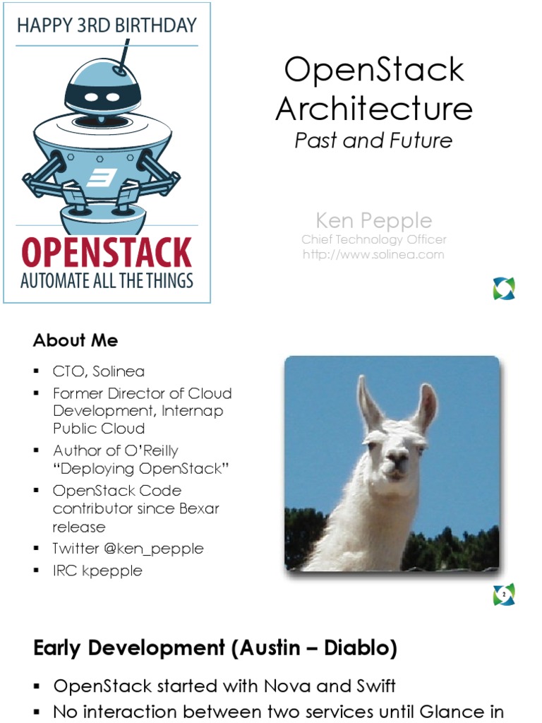 Openstack Architecture: Automate All The Things | PDF | Open Stack ...