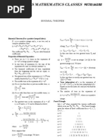 Binomial Theorem (For A Positive Integral Index)