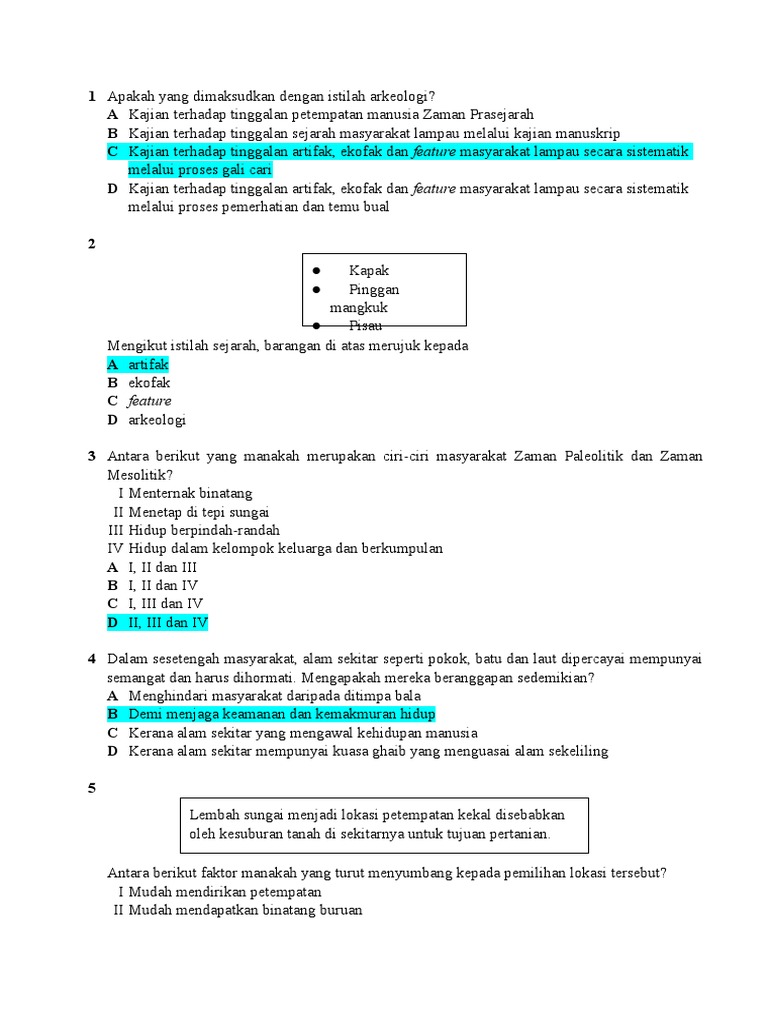 Skima-objektif Sejarah SPM Skima-objektif Sejarah SPM