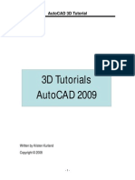 3D AutoCAD 2009