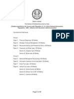 CA Final New Syllabus