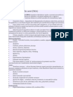 Infarctul Miocardic Acut (IMA) Reprezinta Dezvoltarea Rapida A Necrozei Miocardice Ca