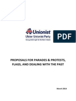 UUP Proposals Protests Flags Past 20140300