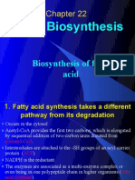 Chapter 21 Lipid Biosynthesis