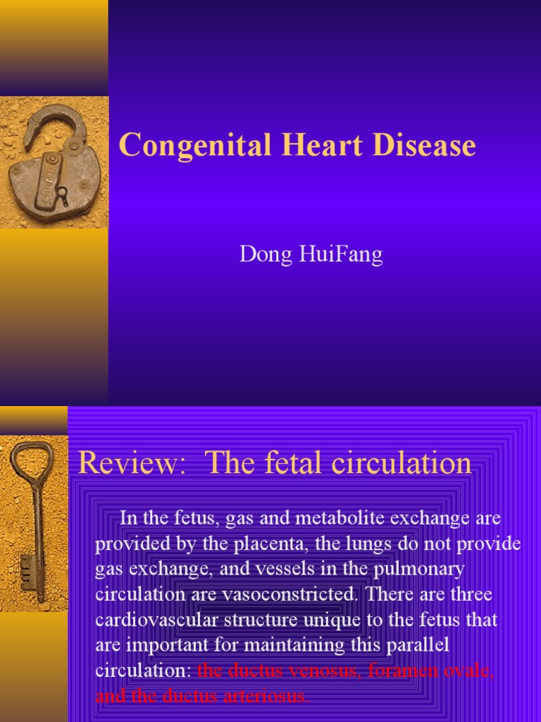 Congenital Heart Disease Overview | PDF | Congenital Heart Defect ...