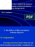 Last Lesson, We Have Studied The Features and The Mechanism of Microcirculatory Ischemic Hypoxia During Shock - Now Continue