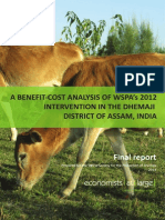 Economists at Large (2014) a Benefit-cost Analysis of WSPAs 2012 Intervention in the Dhemaji District of Assam, India