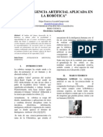 La Inteligencia Artificial Aplicada en La Robótica(Edgar Lozado)