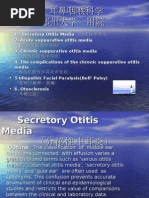 Secretory otitis media