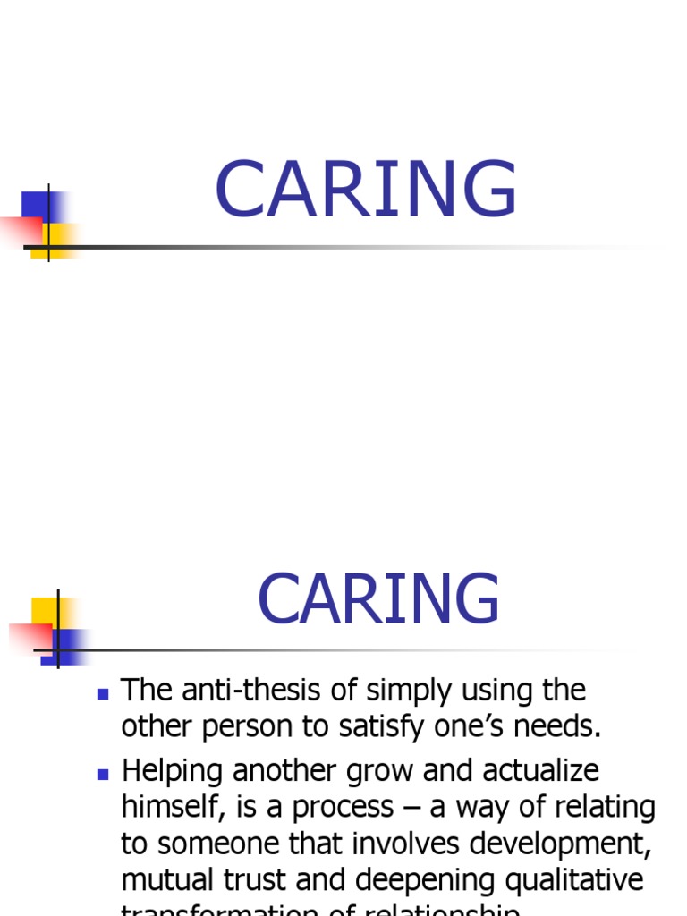 Caring | PDF | Career & Growth