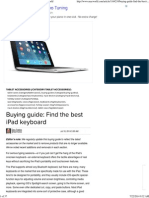 Buying Guide - Find The Best Ipad Keyboard - Macworld