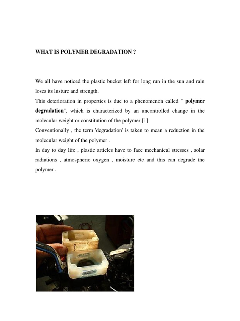 Polymer Degradation Explained What Causes Plastic to Break Down and