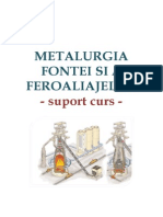 Metalurgia Fontei - Curs - 2013