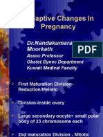 Adaptive Changes in Pregnancy: DR - Nandakumaran Moorkath