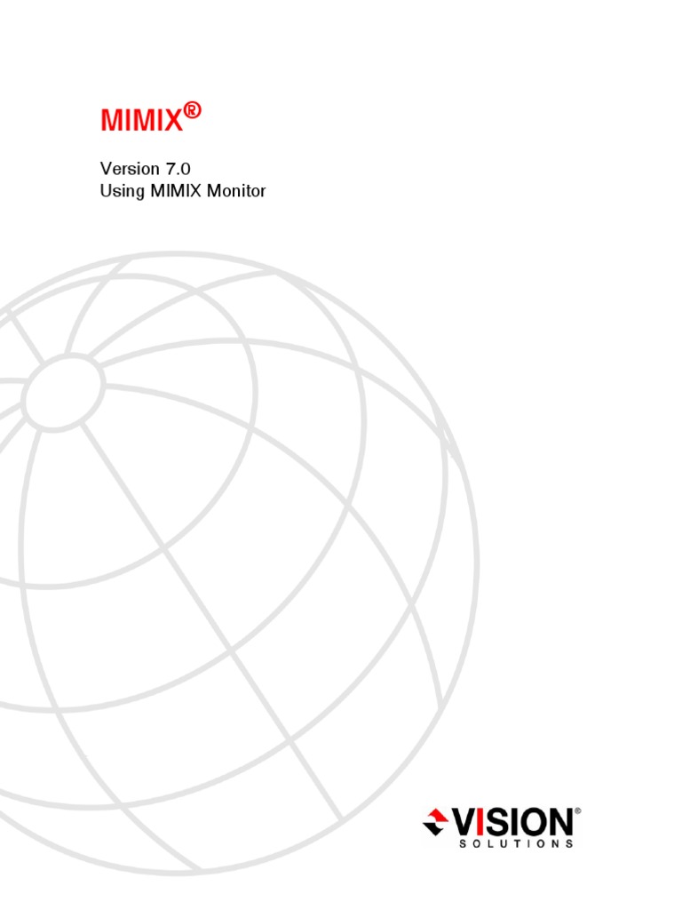 MIMIX Monitor | PDF | User Interface | Object (Computer Science)