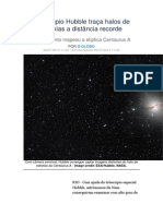 Telescópio Hubble Traça Halos de Galáxias a Distância Recorde