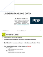 Understanding Data: Dr. Rohit Vishal Kumar
