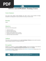 Alfresco Activiti Workflow Training Course