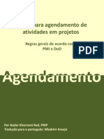 Regras para Agendamento de Atividades em Projetos