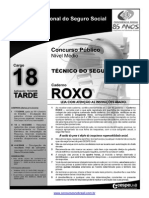 INSS Prova Cargo NM 18 Caderno Roxo1