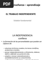 _upt Faing Trabajo Independiente en Proceso Enseñanza Aprendizaje
