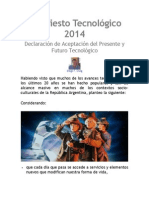 Manifiesto Tecnológico 2014