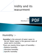 Humidity  process instumentation