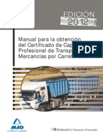 Manual para La Obtencion Del Cap Trasporte de Mercancias Por Carretera