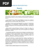 Clases de Educacion Fisica