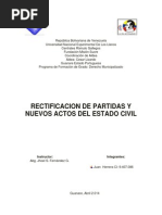 Rectificacion de Partidas