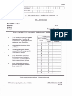 Percubaan UPSR 2014 - Negeri Sembilan - Matematik - K2