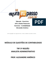 PDF AEP TribunaisExercicios AFO Contabilidade AlexandreAmerico