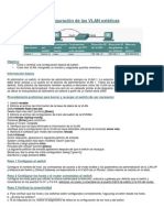 Laboratorio 1 Configuración de Las VLAN Estáticas