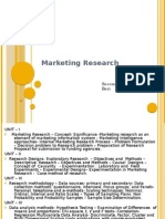 Marketing Research - II