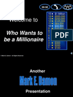 Welcome To Who Wants To: Be A Millionaire