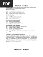 IFAP Syllabus