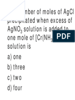 Coordination Compound Important Questions