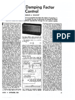 Variable Damping Factor Control