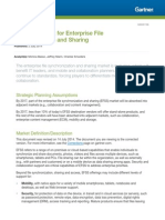 Gartner Magic Quadrant for Enterprise File Synchronization and Sharing