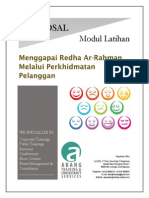 Proposal Modul Latihan Perkhidmatan Pelanggan