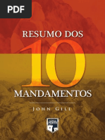 Resumo Dos 10 Mandamentos