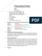 Master of Engineering/Master of Technology: Suggested Format For Preparation of Thesis Report For