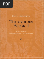 Download Cameron - Thucydides Book I- Students Grammatical Commentary by philipglass SN234837437 doc pdf