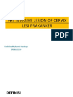 Pre Invasive Lesion of Cervix