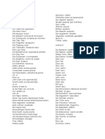 Vocabulario Aleman